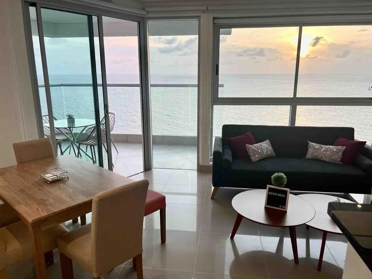 U-Go Edificio Murano Elite Bocagrande Frente Al Mar Cartagena コロンビア